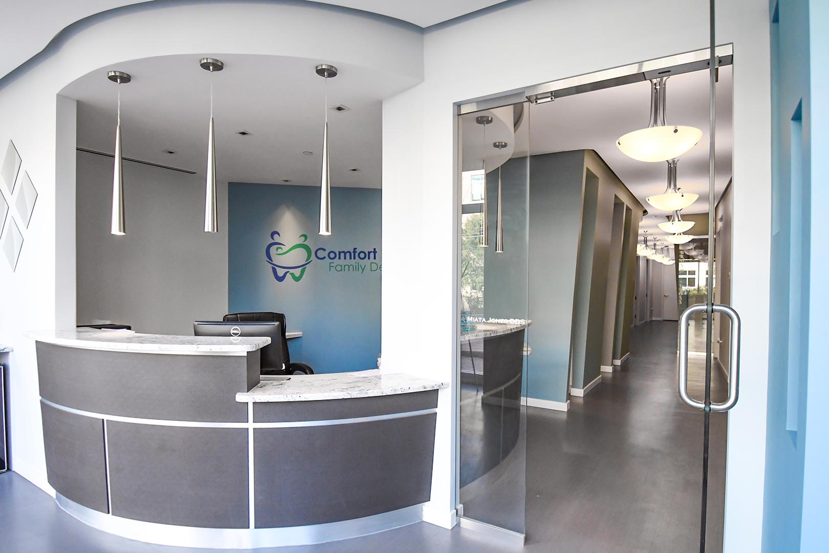 Comfort First Family Dental Interior Design Portfolio