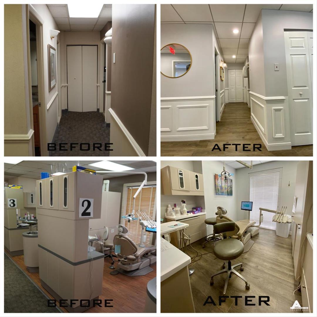 West springfield dental arts 2 week renovation Interior